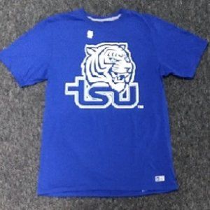 🆕 TENNESSEE STATE UNIVERSITY TIGERS SHORT SLEEVE T - SHIRT - ROYAL - MEN